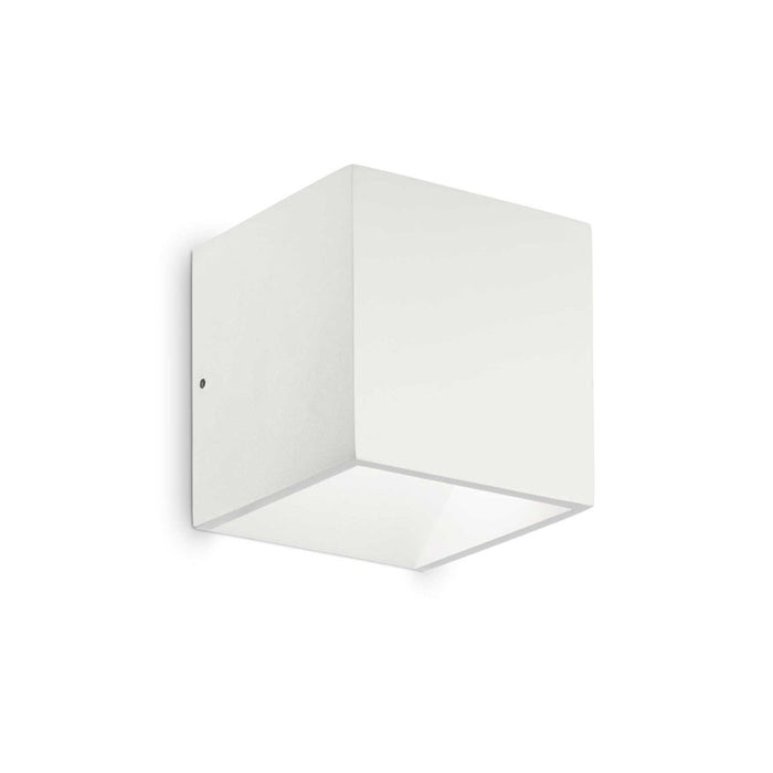 Applique Moderna Rubik Alluminio Bianco Led 8,5W 3000K Luce Calda