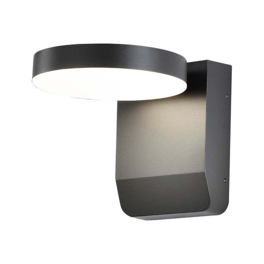 20W Led Wall Light 4000K Black Body Round  Ip65