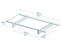 Canopia Bremen Pensilina Da Esterno  205X93 cm Trasparente