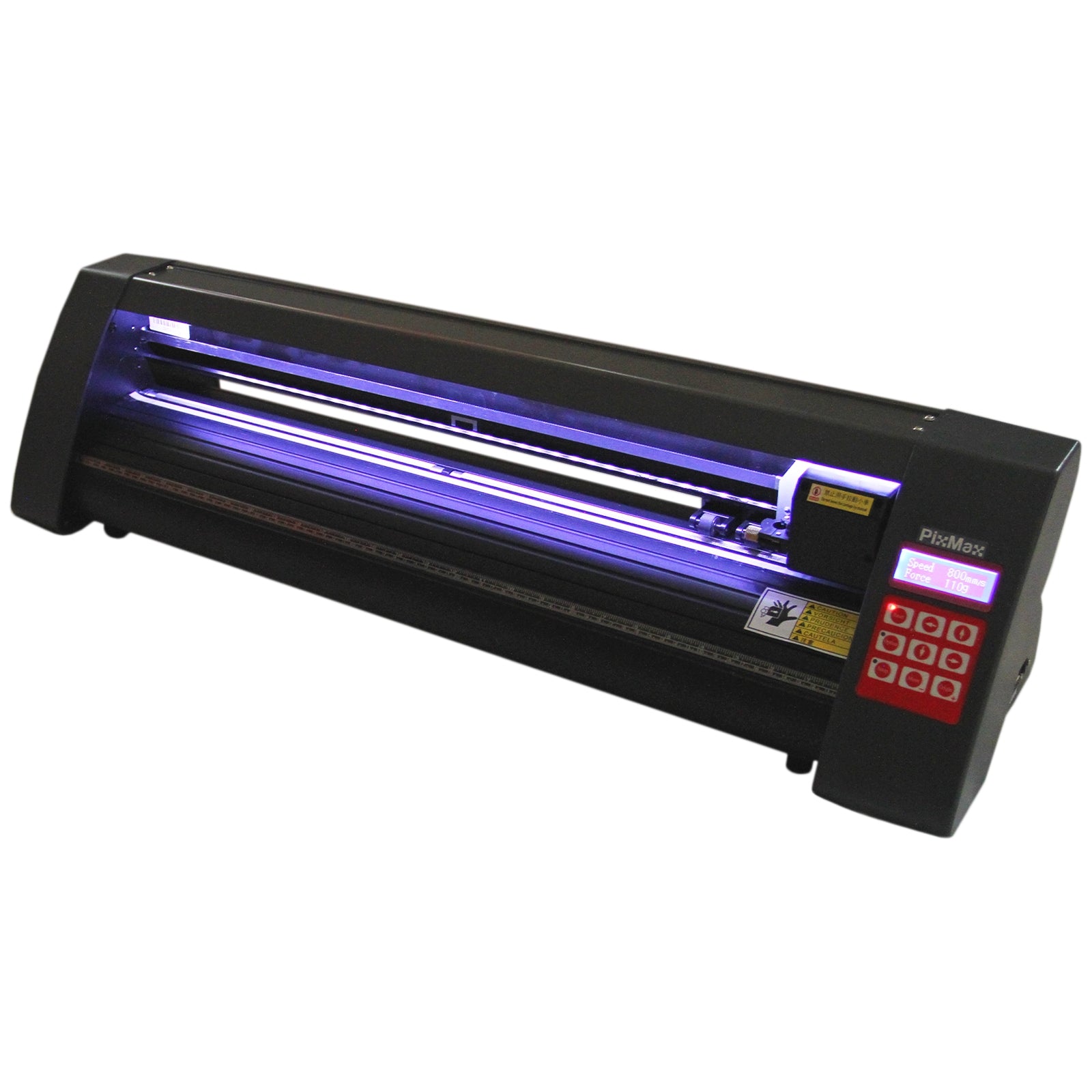 Plotter per Taglio Vinile Guida Laser Abbonamento 12 Mesi Software da Taglio - LED - 720mm & Kit per il Weeding Set