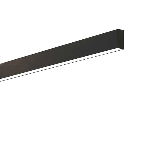 Lampada Lineare Steel Alluminio Nero 2 Luci Led 36W 3000K Luce Calda