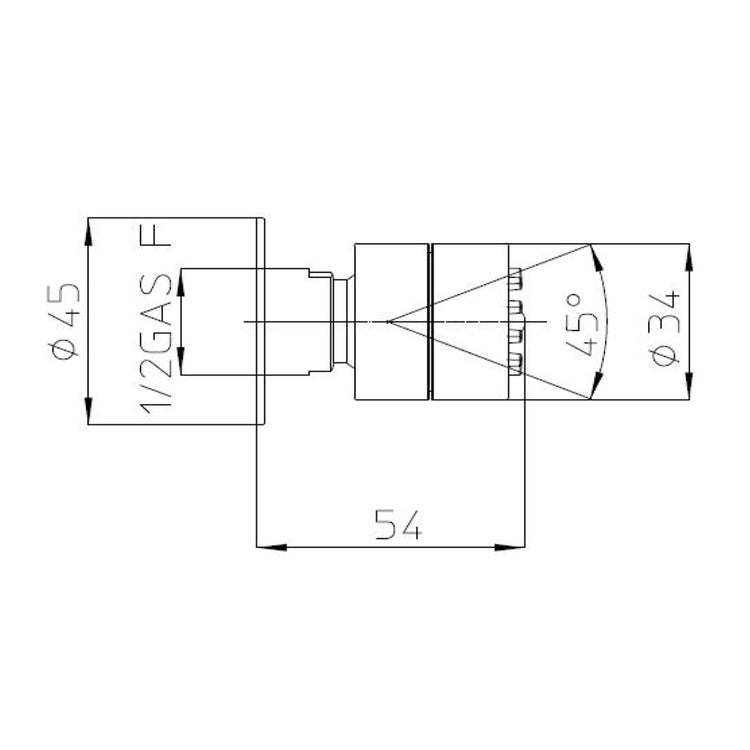 Soffione doccia autopulente ottone cromato Bossini Tondo Gom diametro 34 mm