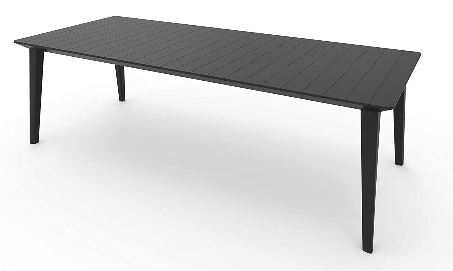 Tavolo da Esterno Giardino Nero Graphite Effetto Legno Moderno Lima Keter Formato: 320 cm