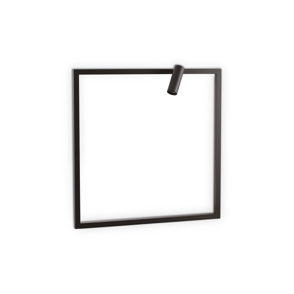 Applique Moderna Syntesi Metallo Nero Led 5W 3000K Luce Calda