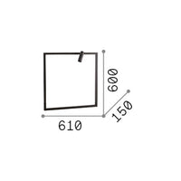 Applique Moderna Syntesi Metallo Nero Led 5W 3000K Luce Calda