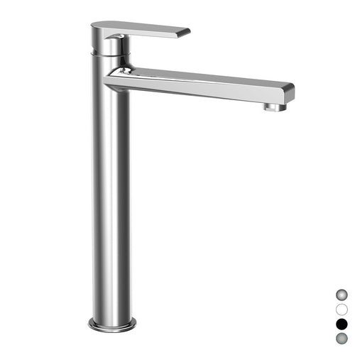 MISCELATORE MONOCOMANDO LAVABO ALTO LINEA ARTIC Nichel Spazzolato MARIANI 