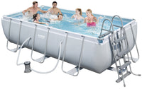 Piscina Fuori Terra Rettangolare BestWay 56441 con Pompa 400x201xH100 cm 6500 Lt