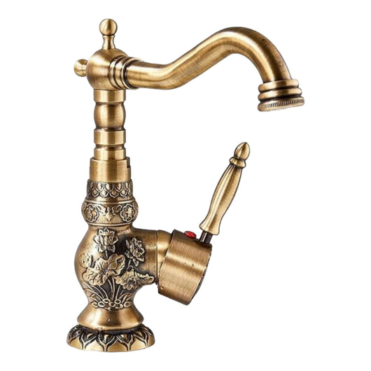 Miscelatore vintage da lavabo artistico