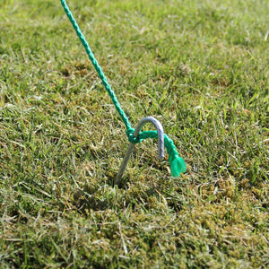 Serra da Giardino a Tunnel da Esterno in Polietilene Resistente alla Corrosione e Raggi UV Telaio in Ferro Galvanizzato per Piante Giardinaggio - 19mm - 4m x 2m