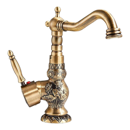 Miscelatore vintage da lavabo artistico