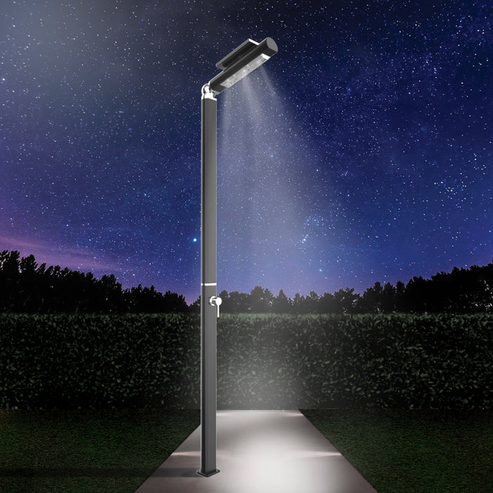 Doccia da Giardino Miscelatore con LED Arkema Quick Ottanio Lucido Metallizzato