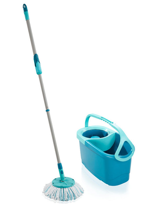 Leifheit Set Clean Twist Disco Mop Ergo Mocio Pavimenti Secchio Lavapavimenti