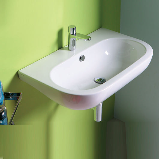 Lavabo Sospeso modello Nuvola 60 Ceramica Azzurra