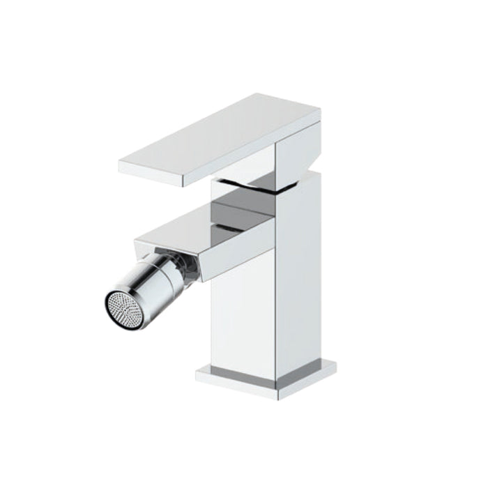 Composizione Square con miscelatore lavabo+ bidet in ottone cromato