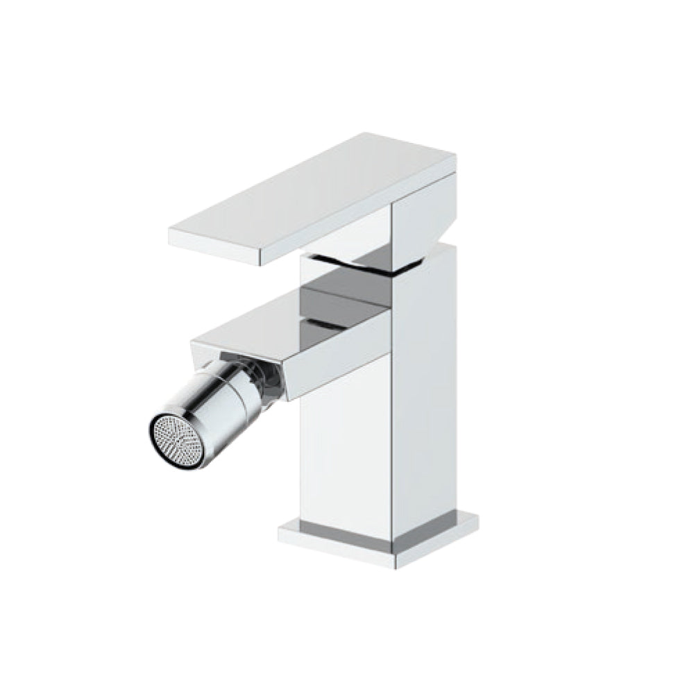 Composizione Square con miscelatore lavabo alto, bidet e doccia con deviatore 2 vie