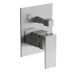 Composizione Square con miscelatore lavabo alto, bidet e doccia con deviatore 2 vie