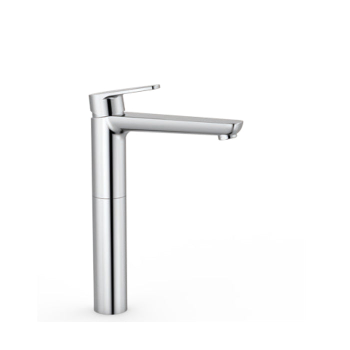 Miscelatore monocomando lavabo alto Orion con piletta di scarico click-clack