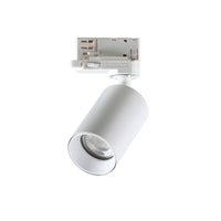 Faretto Binario Byte Metallo Bianco 1 Luce Gu10 7W 3000K Luce Calda