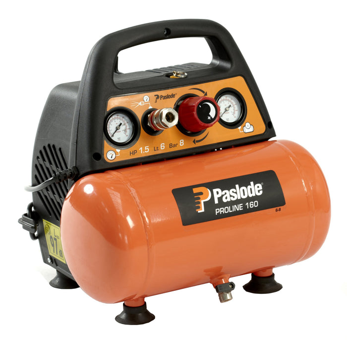 Proline 160-Compressore Portatile 1,10Kw-Capacita' 6 Litri E Pressione Massima 8 Bar-Spit