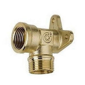 1/2" F X 23 P.1,5 M Raccordo Curvo Con Attacchi A Muro. CALEFFI 930418