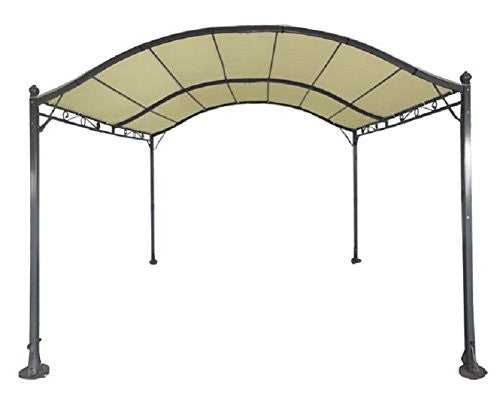 GAZEBO ACCIAIO PERGOLA MAXI 300X400 TOP 160GR/MQ ARREDO GIARDINO