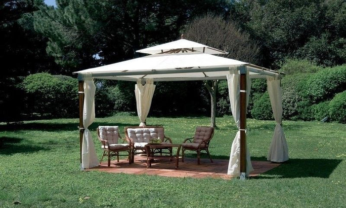 RICAMBIO PALO MM.93X93 PER GAZEBO TOP ALU IN LEGNO INDONESIANO