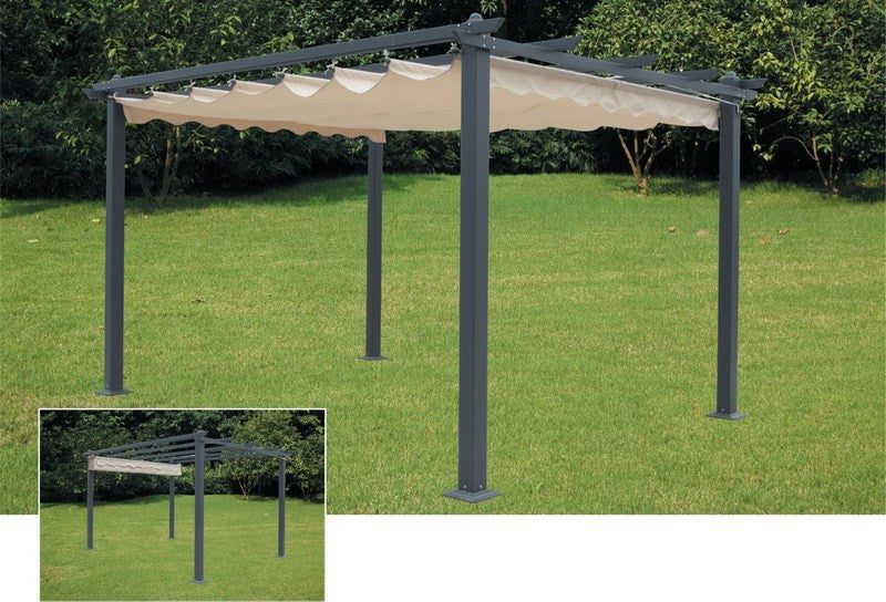 CONFEZIONE 24 ANELLI RICAMBIO PER GAZEBO CON TELO RETRATTILE 3X4