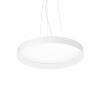 Sospensione Moderna Fly Alluminio-Materie Plastiche Bianco Led 53W 3000K