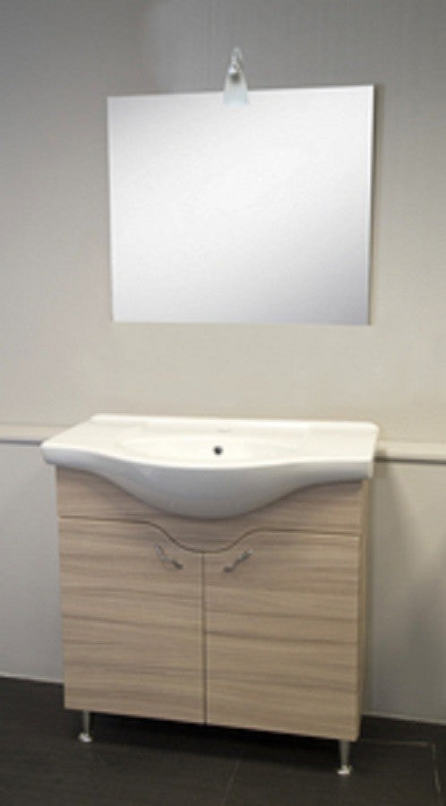 MOBILE BAGNO FRANCESCA CM.85 COMPLETO COLORE OLMO