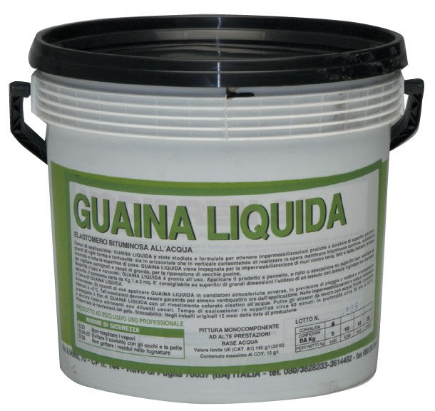 GUAINA LIQUIDA BITUMINOSA NERA KG.18