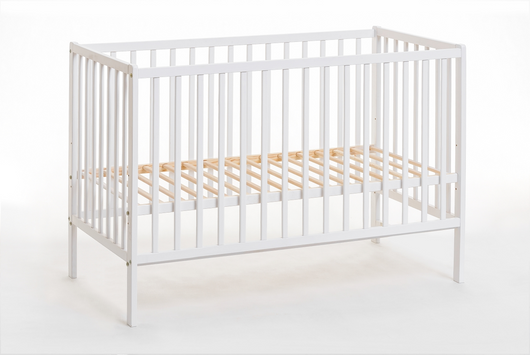 Lettino Culla bambini neonati Cm 124 x 65 x 85H colore Bianco