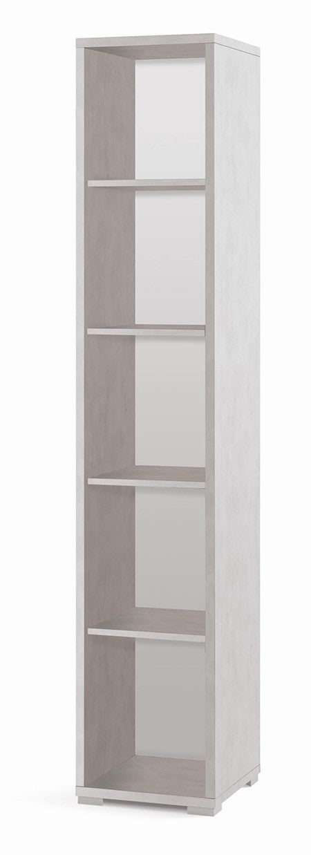 Mobile Colonna 4 Ripiani  H199 L39 P41 Cm colore Bianco Ossido Db381k Sarmog