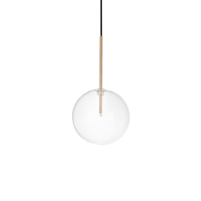 Sospensione Contemporanea Equinoxe Metallo Ottone 1 Luce 2W 3000K D20Cm