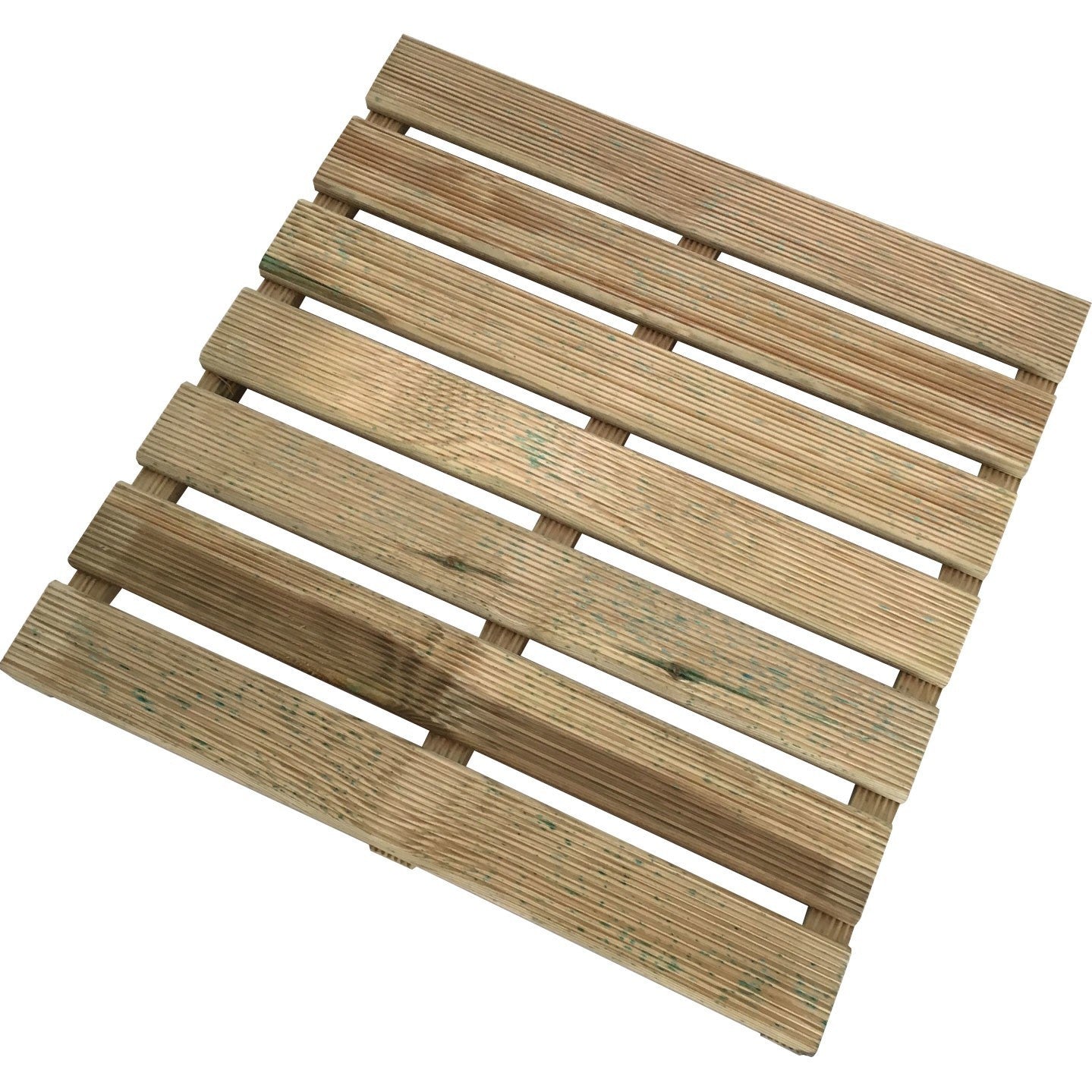 PAVIMENTO ESTERNO GREEN IN LEGNO IMPREGNATO QUADROTTE 2,8X50X50 - MQ.10