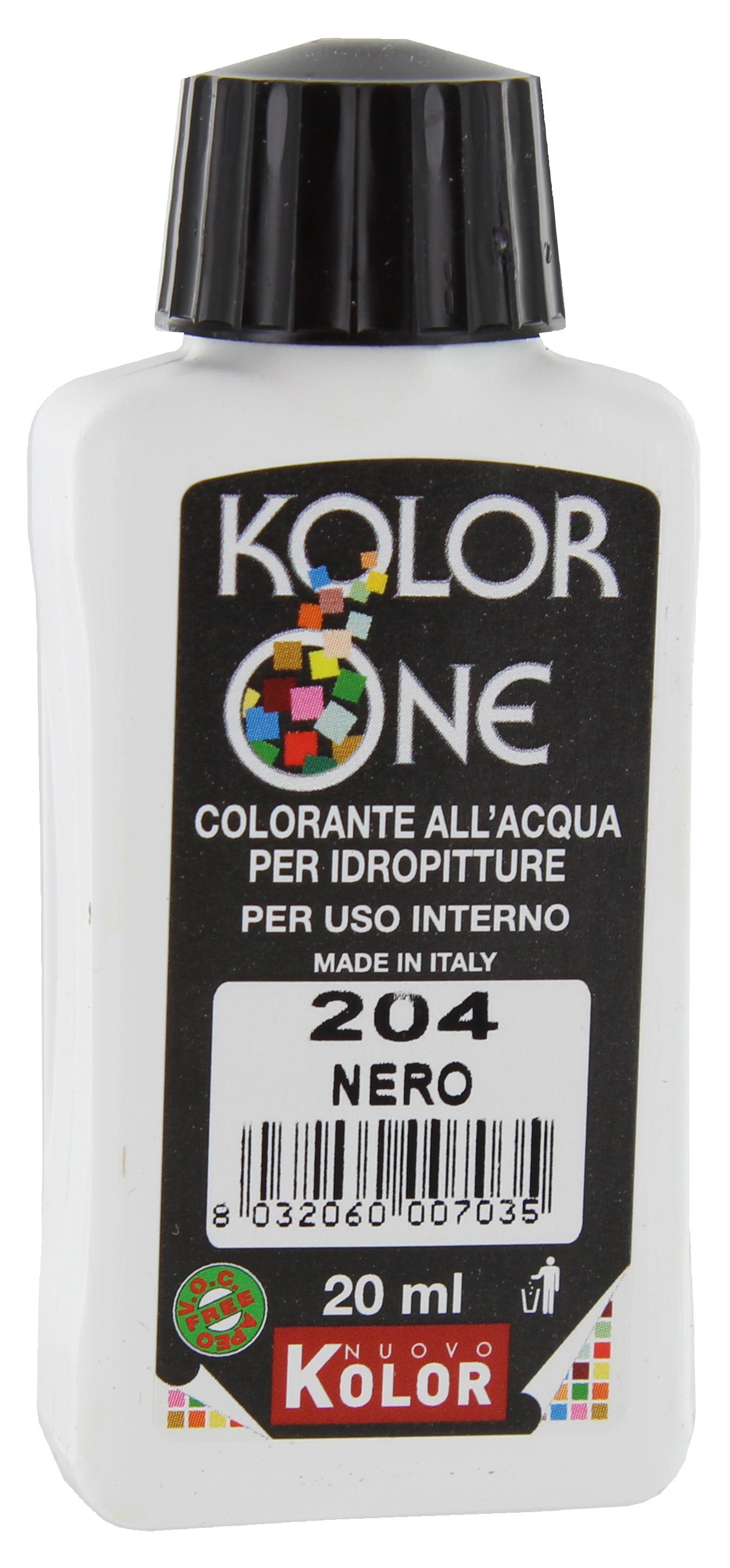 COLORANTE KOLOR ONE ML.20 N.204 NERO  PZ 12,0