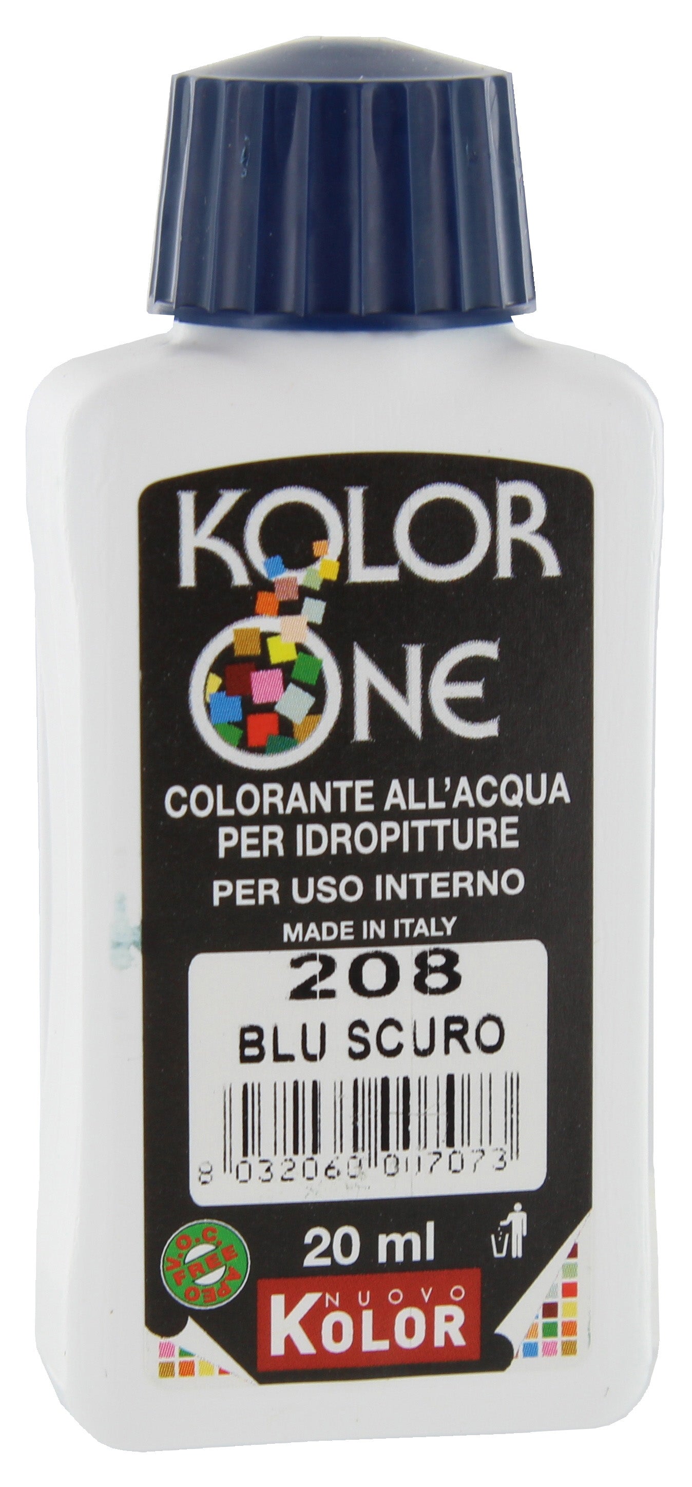 COLORANTE KOLOR ONE ML.20 N.208 BLU SCURO  PZ 12,0