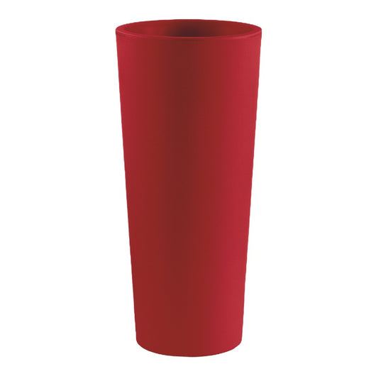 VASO FIORIERA tondo in resina ALTO 85 CM VARI COLORI cache-pot GENESIS diam. 38 Color: ROSSO ORIENTE