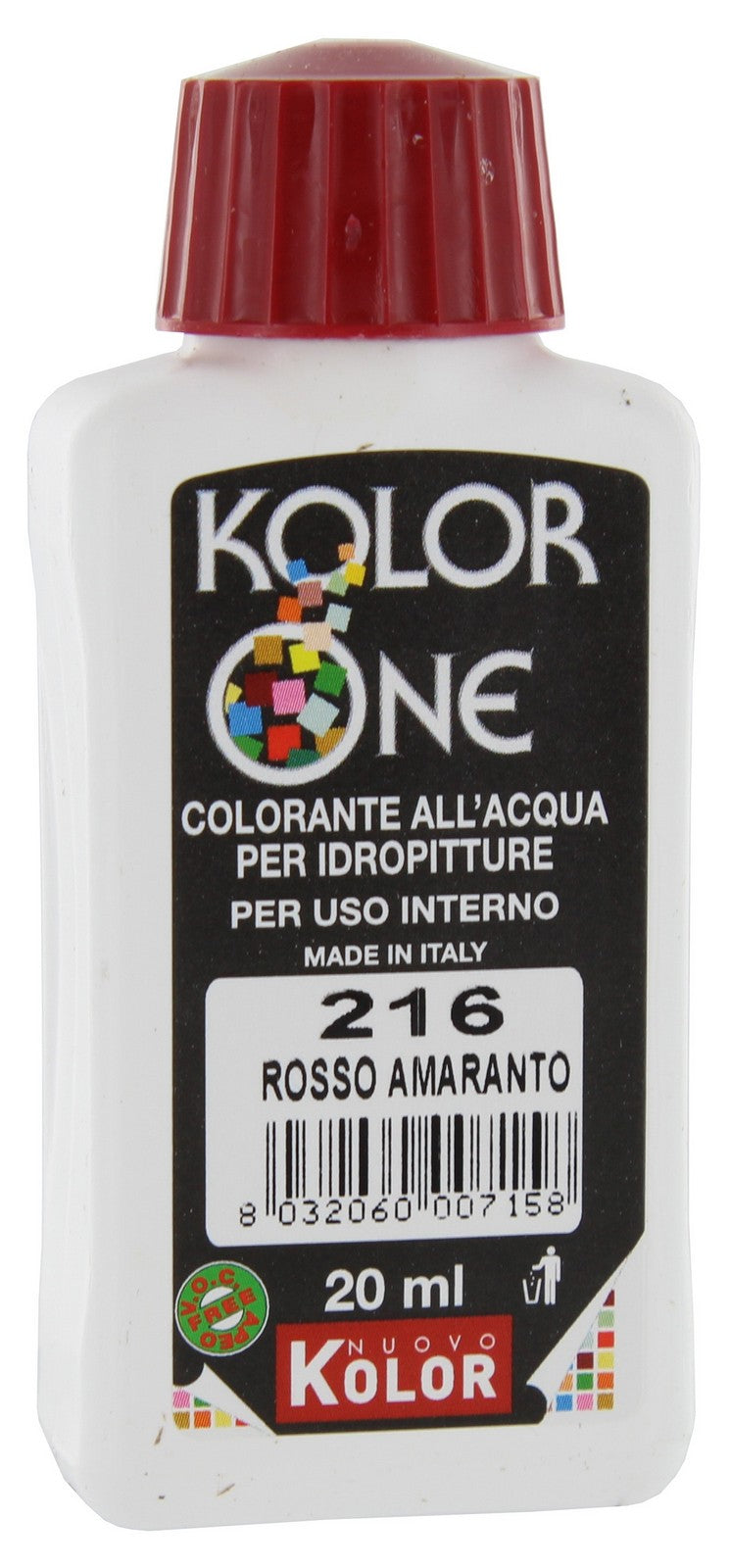 12pz color-ante kolor one ml.20 n.216 rosso amaranto 27800