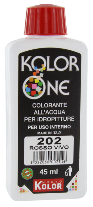 COLORANTE KOLOR ONE ML.45 N.202 ROSSO VIVO  PZ 12,0