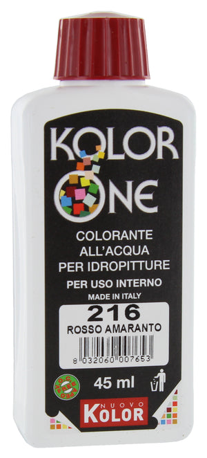 COLORANTE KOLOR ONE ML.45 N.216 ROSSO AMARAN.  PZ 12,0