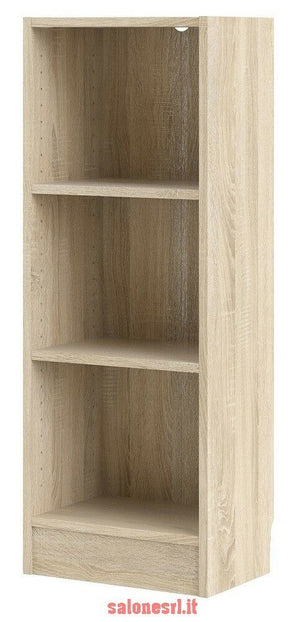 KIT LIBRERIA WORKING 2 RIPIANI Cm 41X27X107H FINITURA QUERCIA