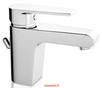 RUBINETTO LAVABO cromato miscelatore monocomando con raccordi flessibili MAMOLI LOGOS R2420