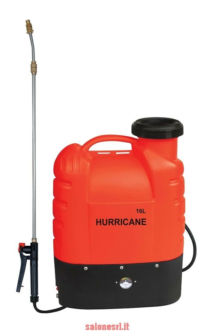 Pompa a Batteria 16 Lt Hurricane Pompa a Spalla Pompa Irrorazione Irrigazione 12 Volt