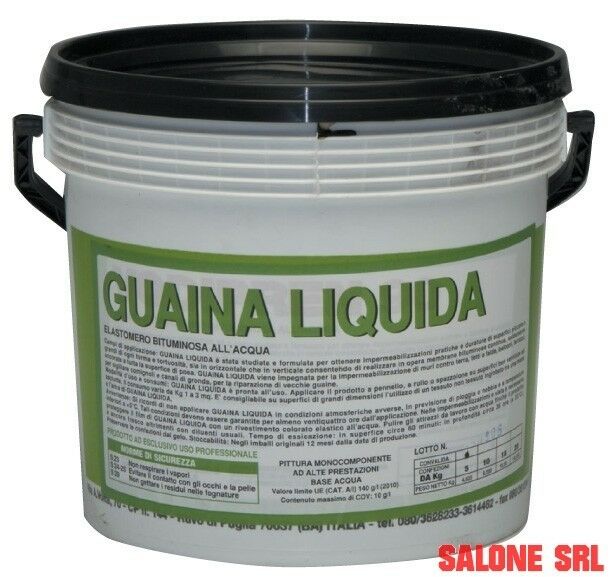 GUAINA LIQUIDA BITUMINOSA NERA KG.18