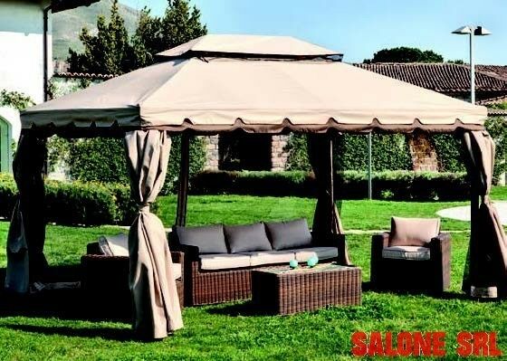 RICAMBIO SET 4 TELI LATERALI PER GAZEBO ADVENTURE MT.3X4