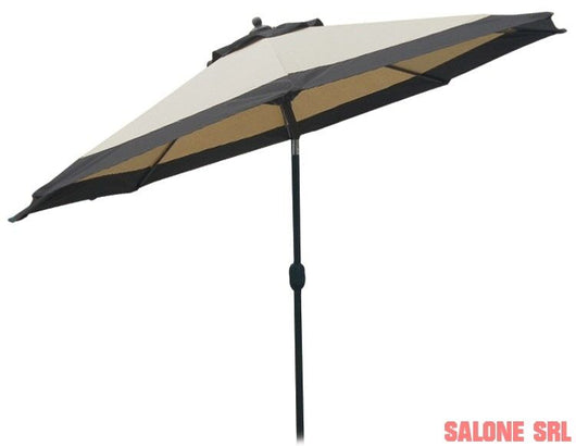 OMBRELLONE IN ALLUMINIO SABBIA D.270 ORIENTABILE ARREDO ESTERNO PISCINA