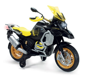 Moto Elettrica per Bambini 12V BMW R1250 GS Adventure 40 Anniversary Nera e Gialla