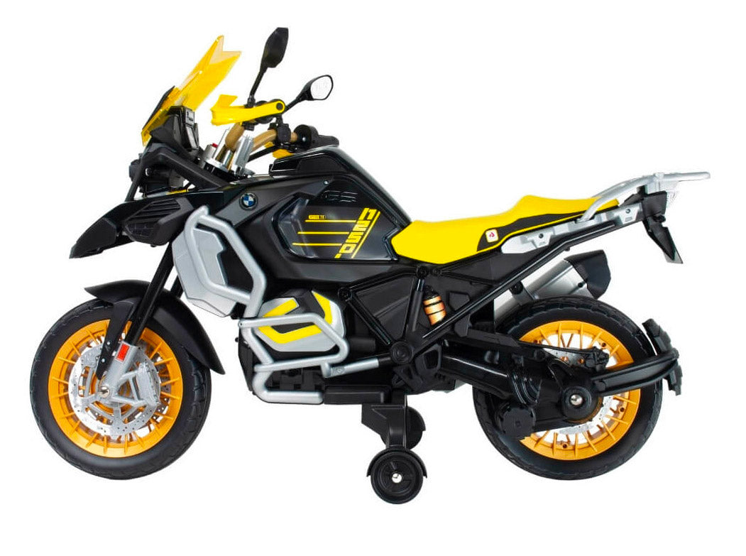 Moto Elettrica per Bambini 12V BMW R1250 GS Adventure 40 Anniversary Nera e Gialla