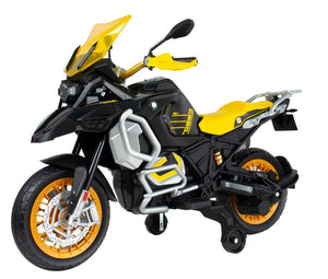 Moto Elettrica per Bambini 12V BMW R1250 GS Adventure 40 Anniversary Nera e Gialla