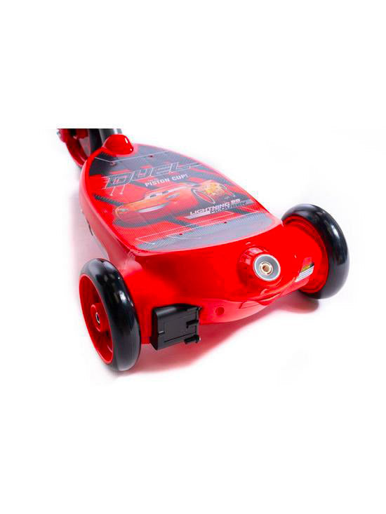 Monopattino Elettrico 3 Ruote per Bambini Sparabolle con Licenza Disney Cars